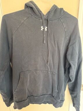 Under Armour Men's Black Hooded Sweatshirt